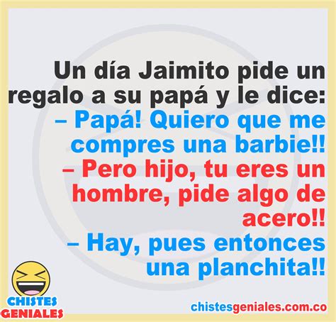 chistes largos de jaimito|81 chistes de Jaimito para que niños y adultos rían a。